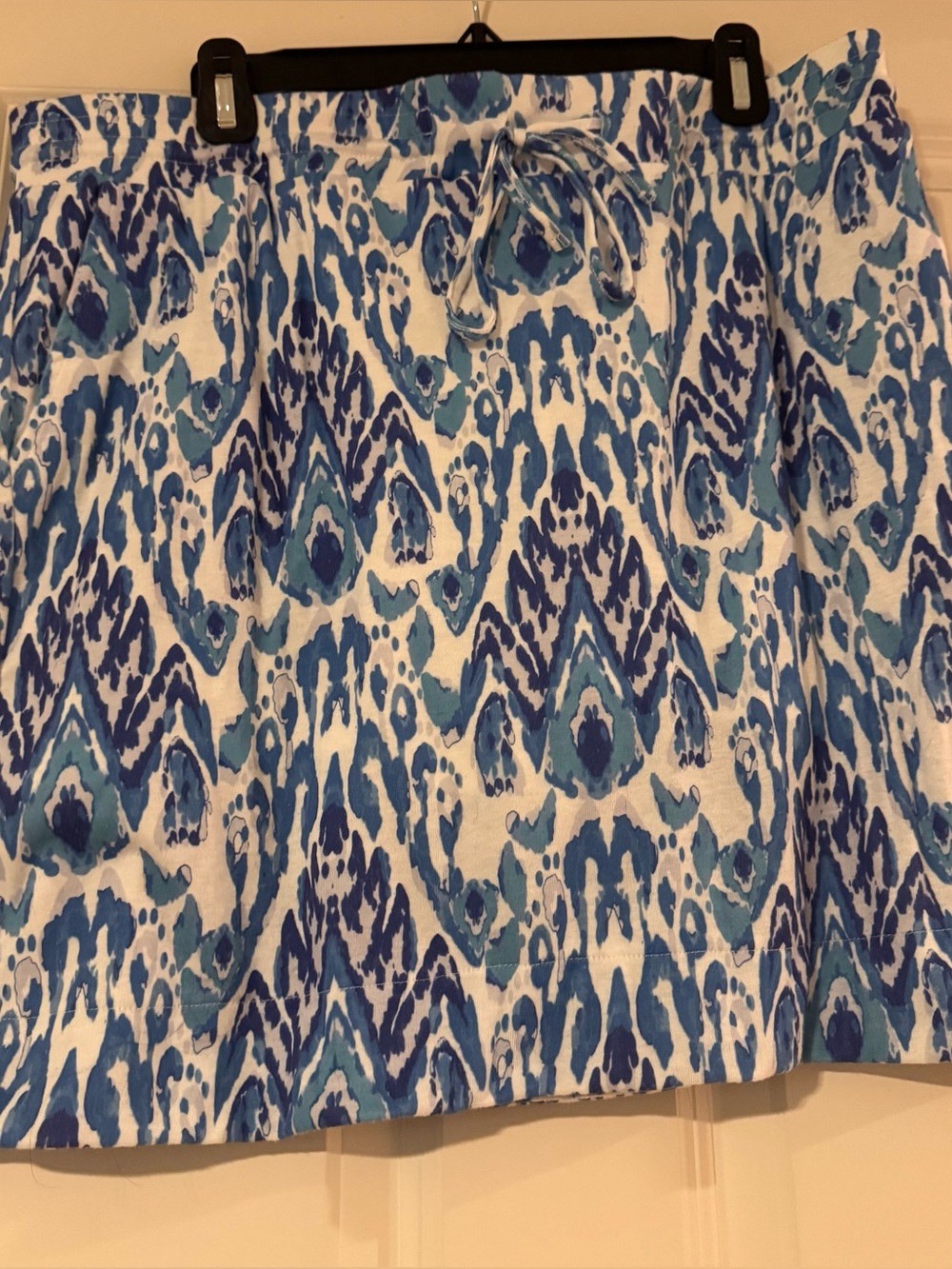 Blue Water Skort White And Blue Hues Size XL